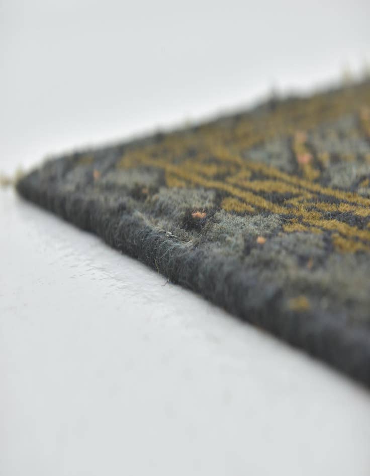 Detail image of 3' 5 x 6' 5 Hand Knotted Afghan Akhche Wool Runner Rug