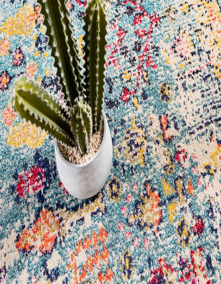 Detail image of 2' x 6' 9  Washable Alta Runner Rug