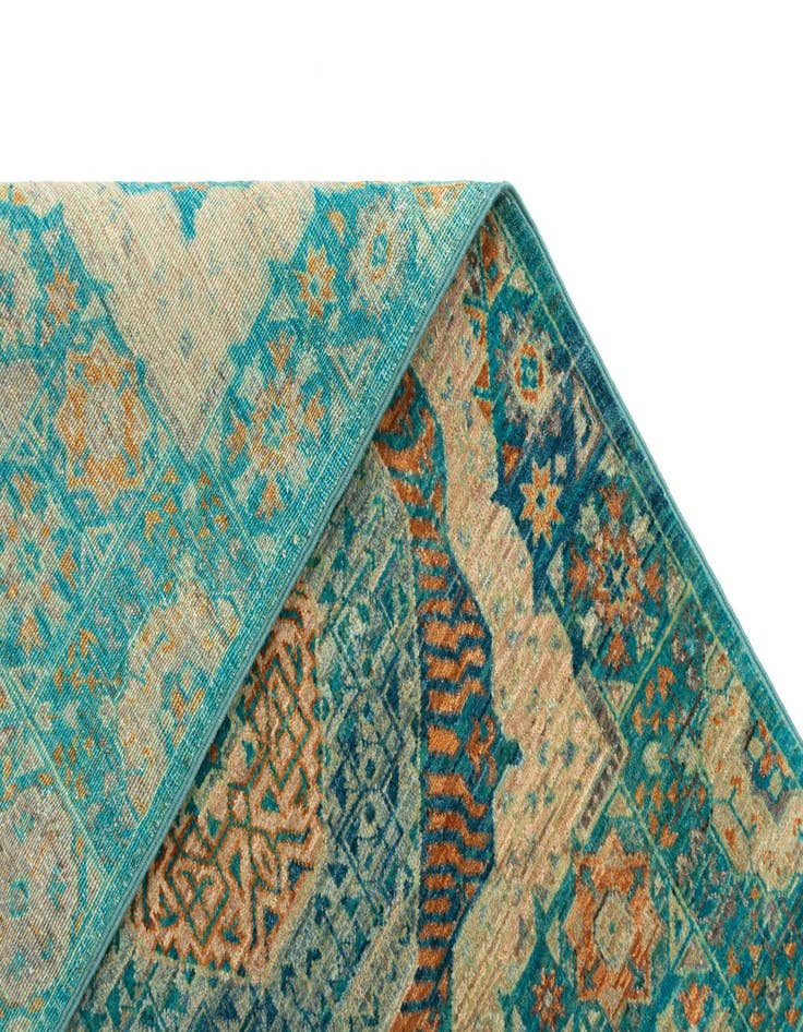 Detail image of 2' 7 x 9' 10 Amina Wool Runner Rug