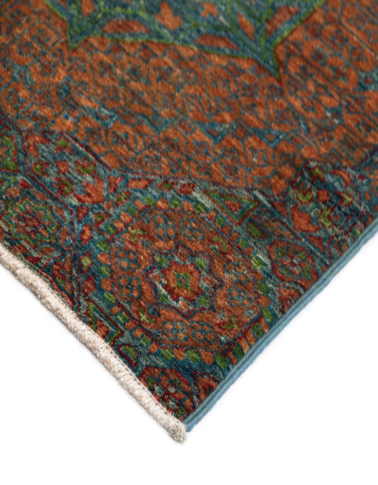 Detail image of 2' 7 x 9' 10 Amina Wool Runner Rug
