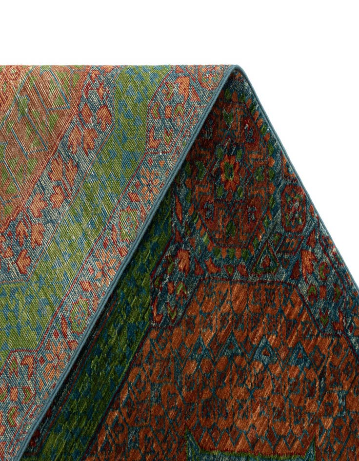 Detail image of 2' 7 x 9' 10 Amina Wool Runner Rug