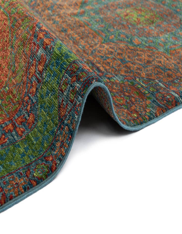 Detail image of 2' 7 x 9' 10 Amina Wool Runner Rug