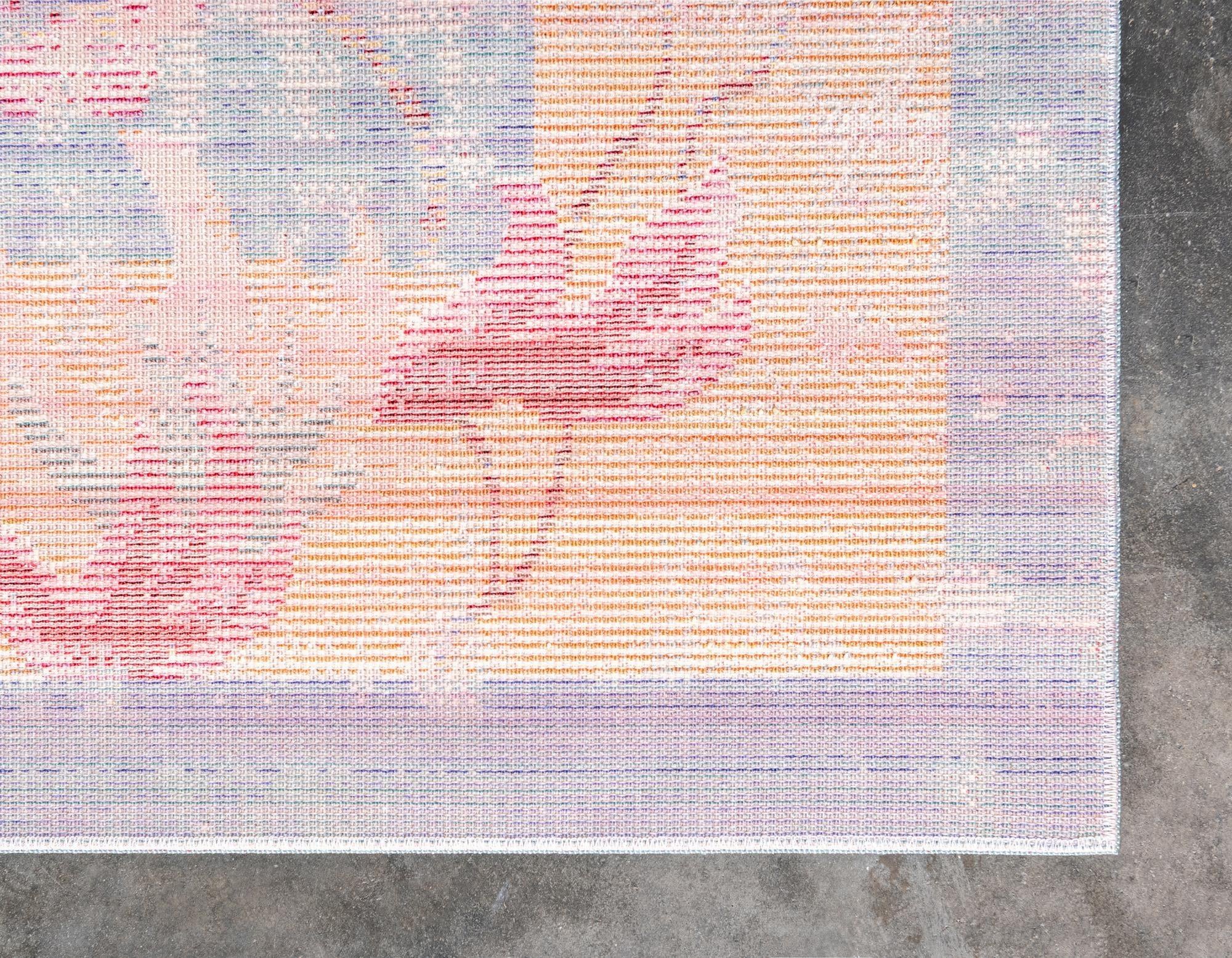 2' 7 x 9' 10 Aqua Runner Rug