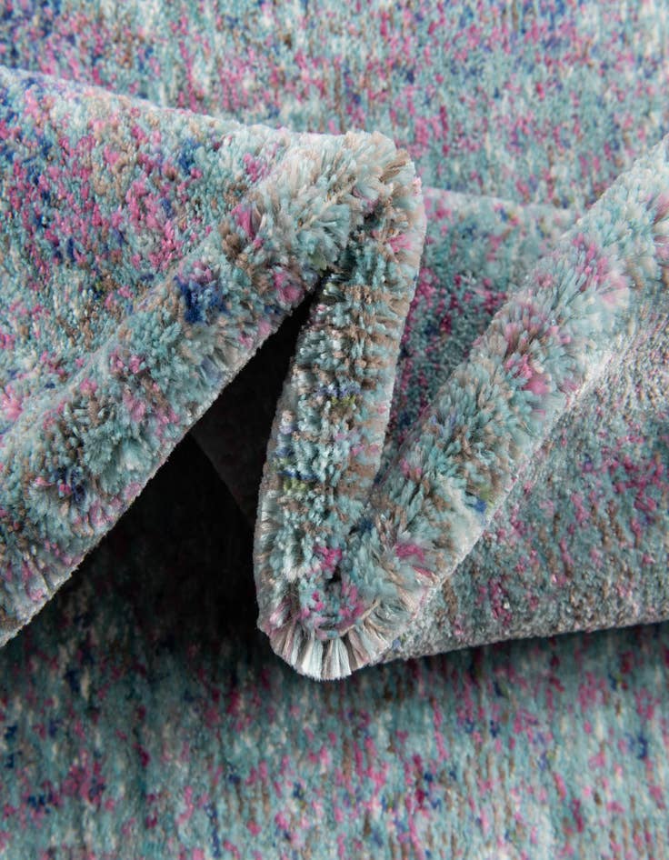Detail image of 2' 3 x 8' Aqua Runner Rug