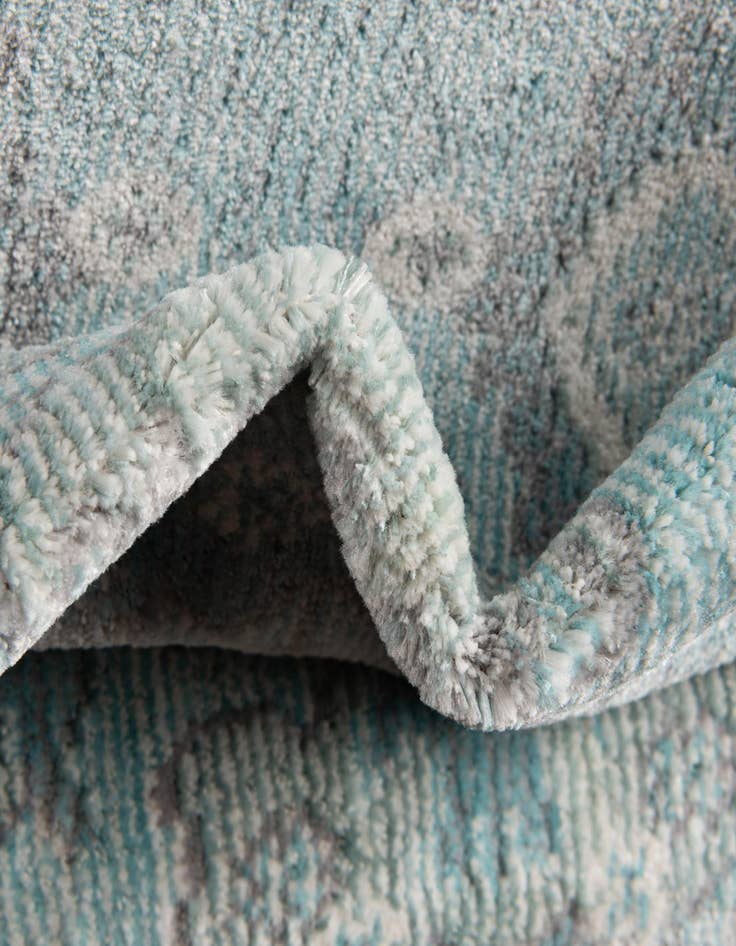 Detail image of 2' 3 x 12' Aqua Runner Rug