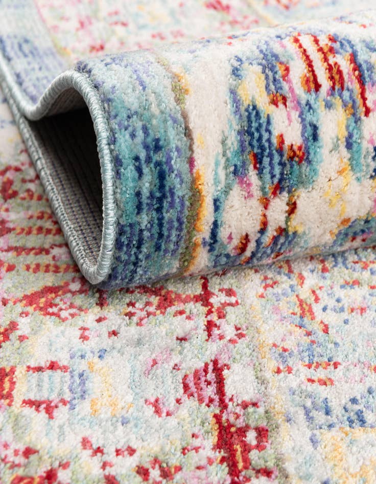 Detail image of 2' 3 x 8' Aqua Runner Rug