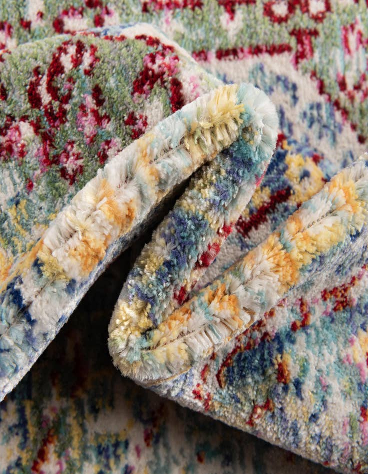 Detail image of 2' 3 x 8' Aqua Runner Rug