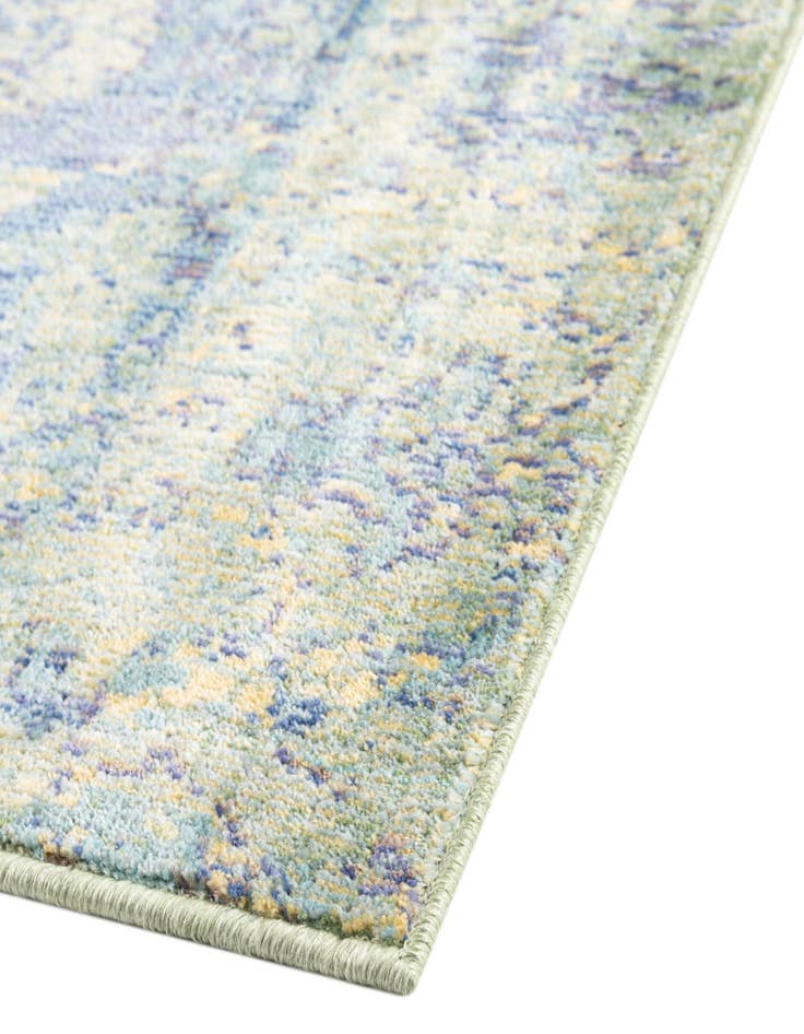 Detail image of 2' 3 x 8' Aqua Runner Rug