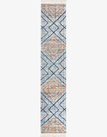 Blue Aramis Runner Rug