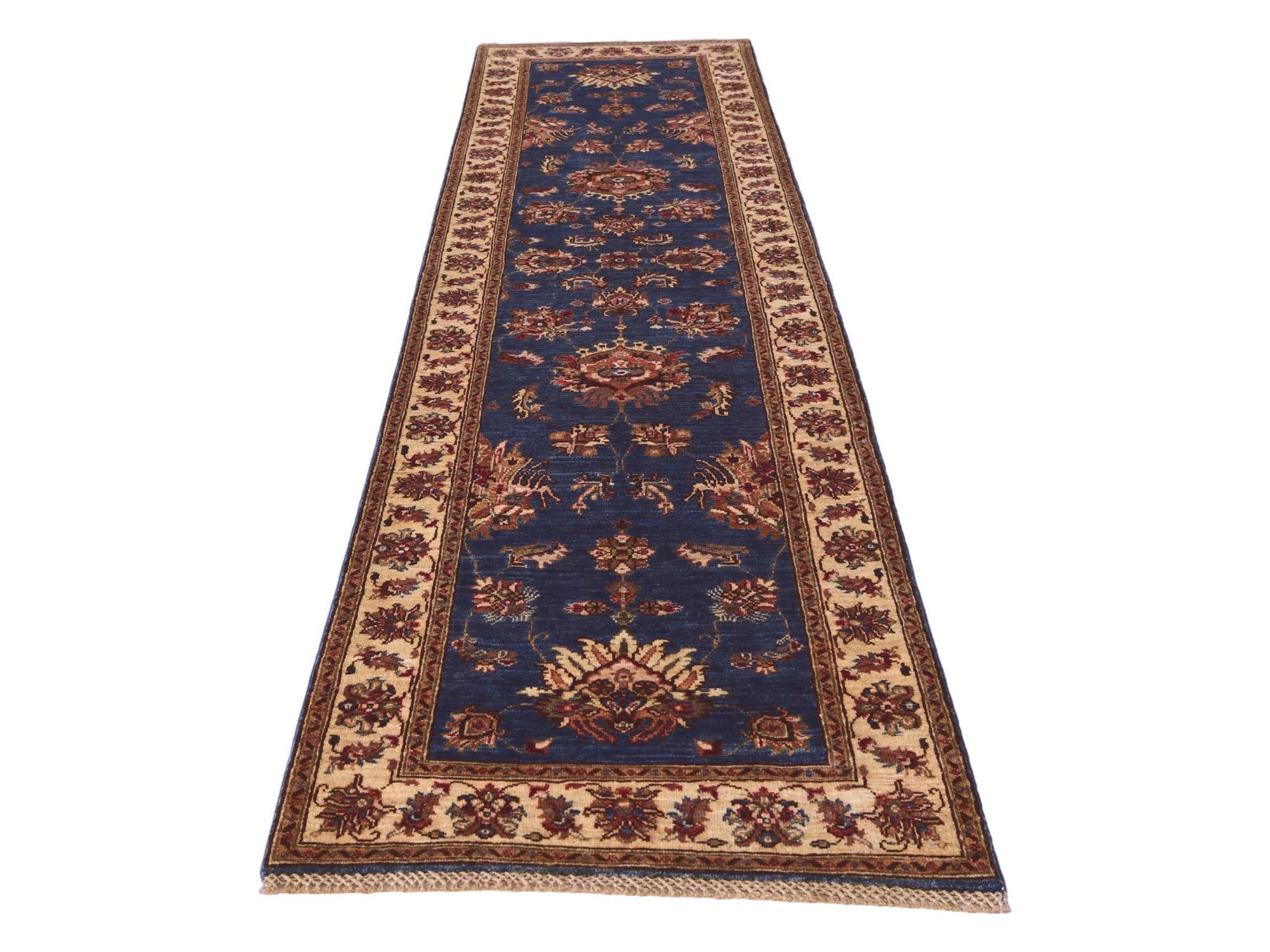 2' 8 x 10' 2 Hand Knotted Ariana Ziegler Runner Rug