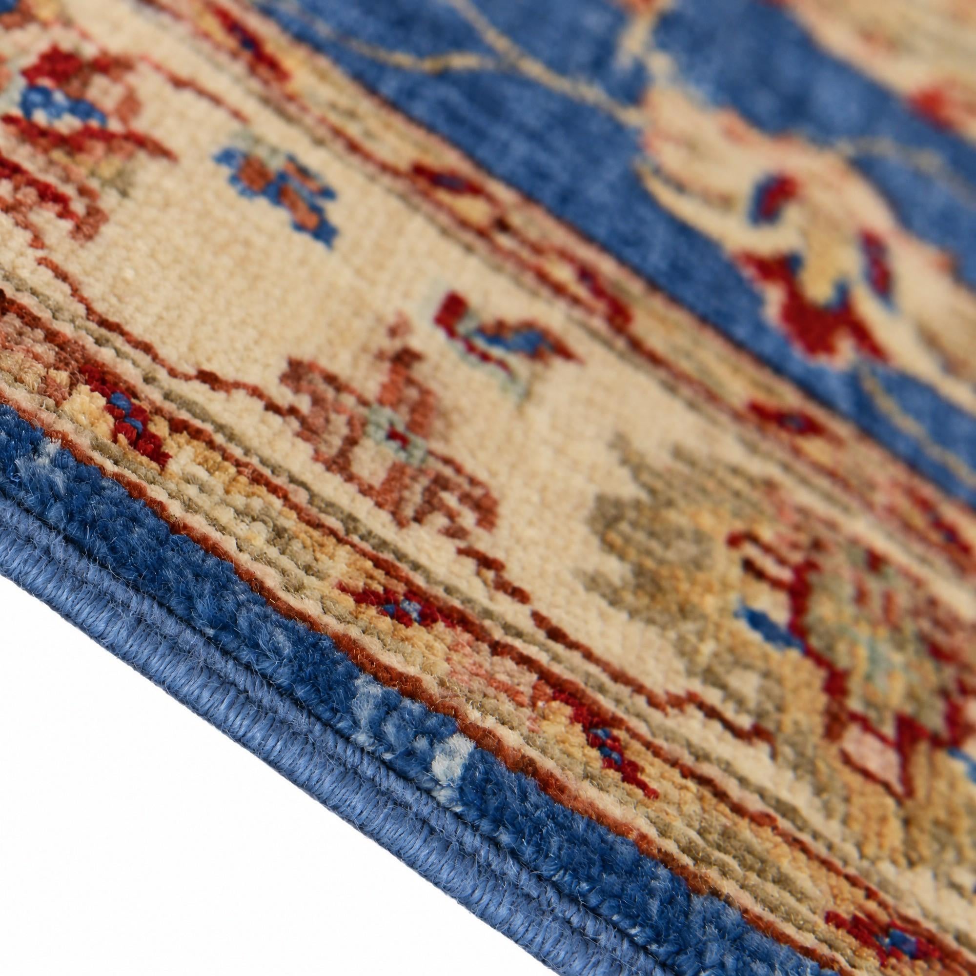 85cm x 310cm Hand Knotted Ariana Ziegler Runner Rug