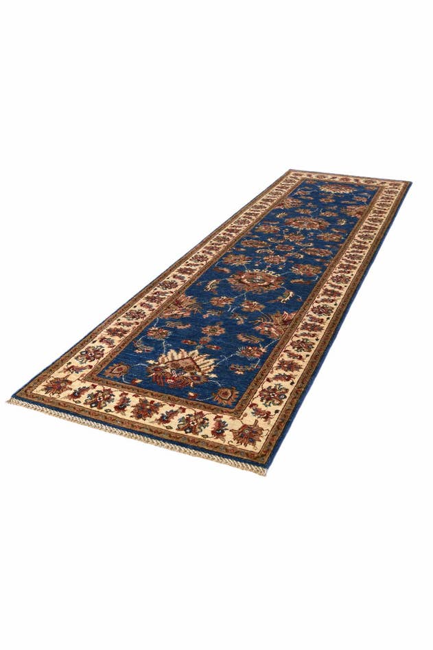 Detail image of 2' 9 x 10' Hand Knotted Ariana Ziegler Runner Rug