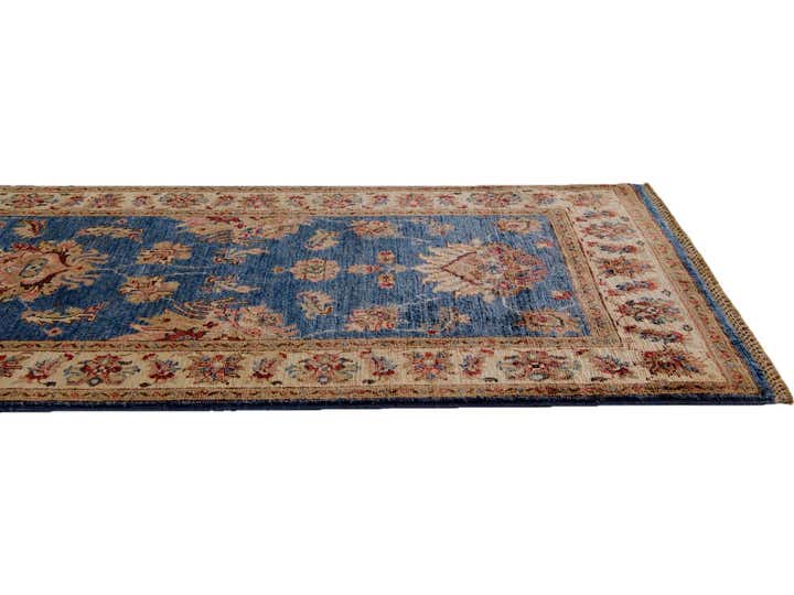 2' 9 x 10' Hand Knotted Ariana Ziegler Runner Rug