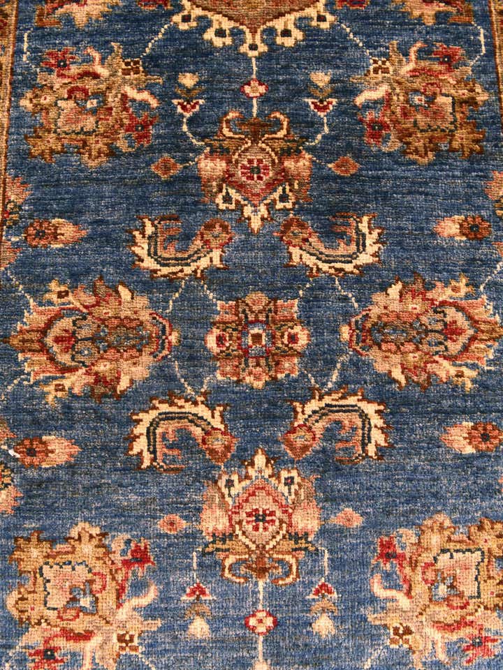 2' 9 x 10' Hand Knotted Ariana Ziegler Runner Rug