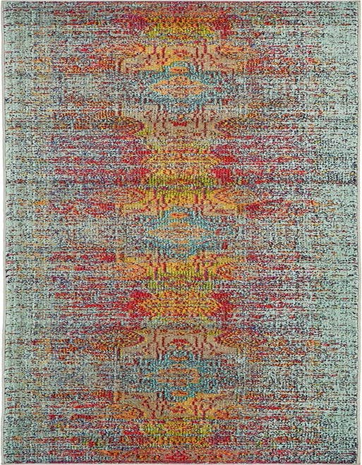 Detail image of 2' 7 x 10' Washable Arte Runner Rug