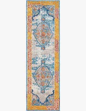 2' x 6' 9 Washable Arte Runner Rug