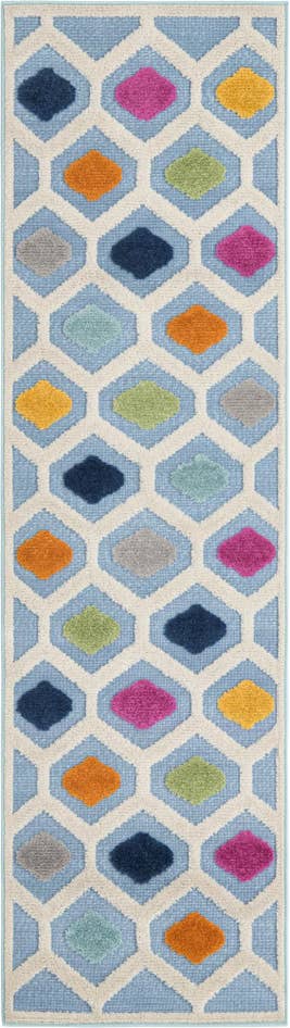Detail image of 2' x 8' Easy-Clean Aruba Indoor / Outdoor Runner Rug