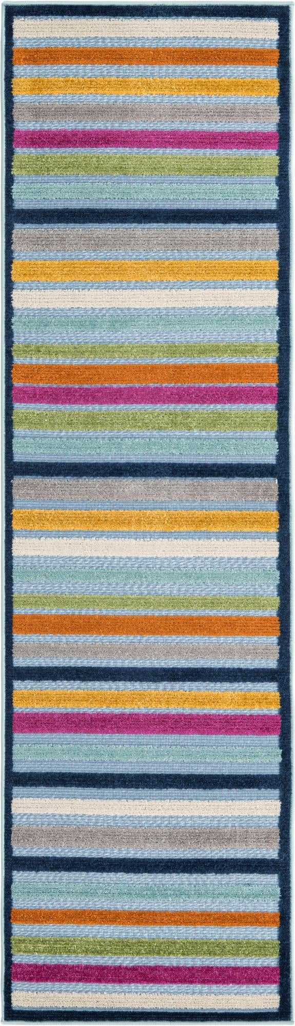 2' x 8'  Washable Aruba Indoor / Outdoor Runner Rug