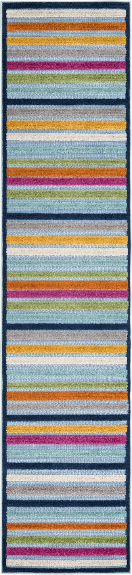 2' x 10'  Washable Aruba Indoor / Outdoor Runner Rug
