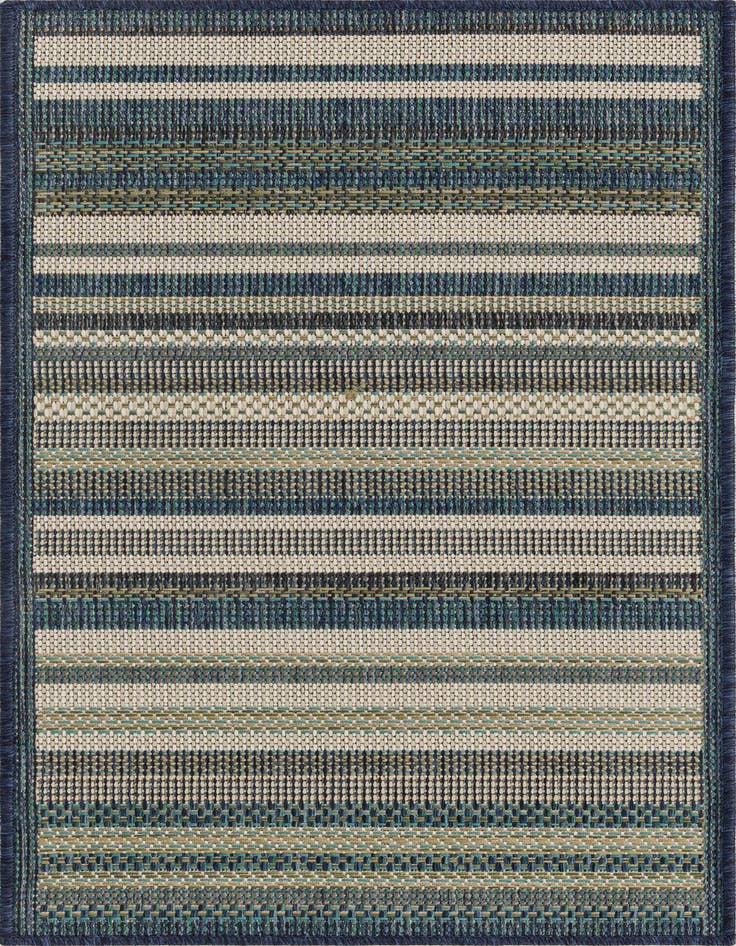 Detail image of 2' x 4' Easy-Clean Baja Indoor / Outdoor Runner Rug