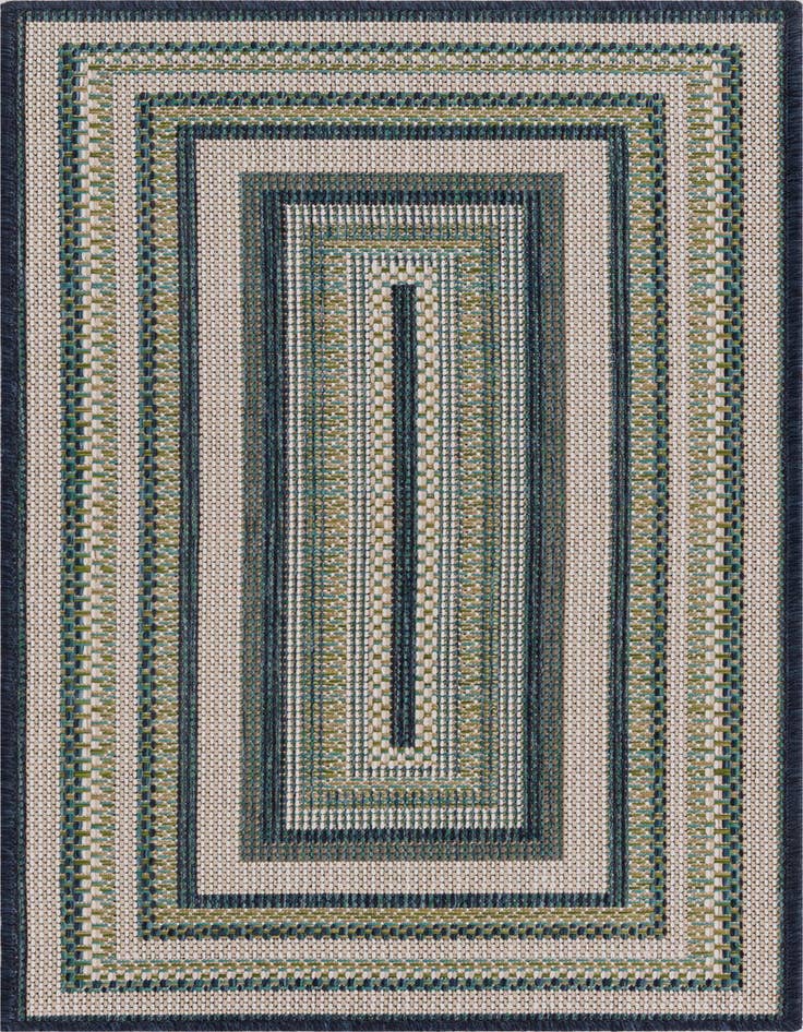 Detail image of 2' x 4' Easy-Clean Baja Indoor / Outdoor Runner Rug