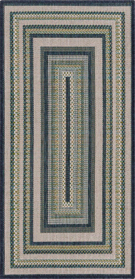 Detail image of 2' x 4' Easy-Clean Baja Indoor / Outdoor Runner Rug