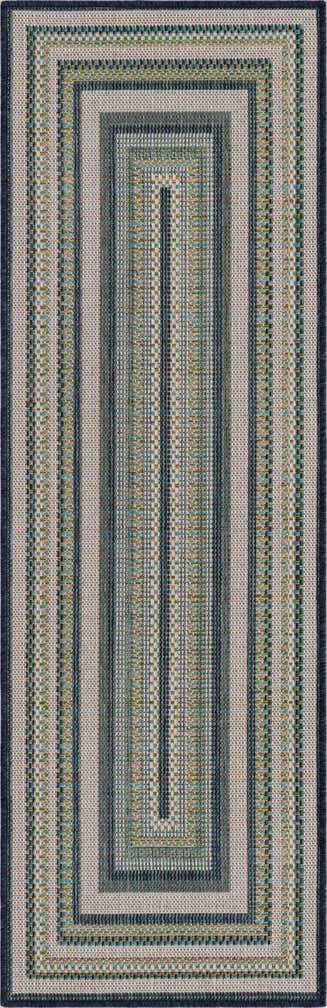 2' x 6' Easy-Clean Baja Indoor / Outdoor Runner Rug