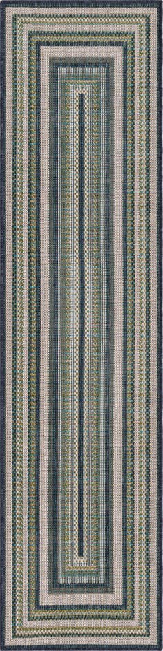 Detail image of 2' x 7' 10 Easy-Clean Baja Indoor / Outdoor Runner Rug