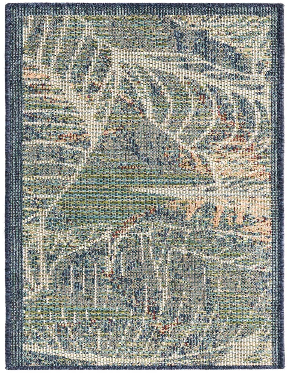 2' x 4' Easy-Clean Baja Indoor / Outdoor Runner Rug