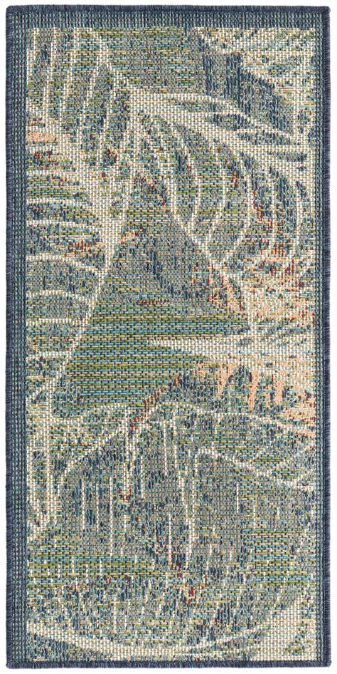 Detail image of 2' x 4' Easy-Clean Baja Indoor / Outdoor Runner Rug