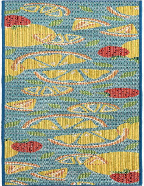 Detail image of 2' x 8' Easy-Clean Baja Indoor / Outdoor Runner Rug