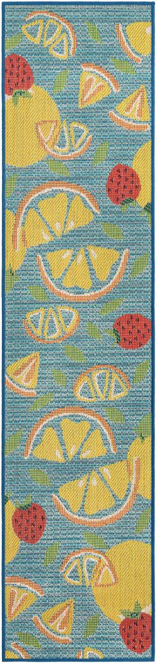 Detail image of 2' x 8' Easy-Clean Baja Indoor / Outdoor Runner Rug