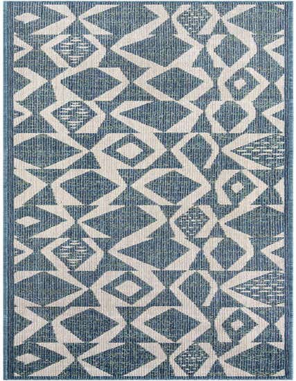 2' 7 x 12' Easy-Clean Baja Indoor / Outdoor Runner Rug