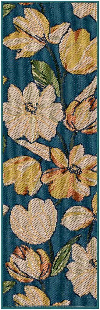 2' x 6' Easy-Clean Baja Indoor / Outdoor Runner Rug