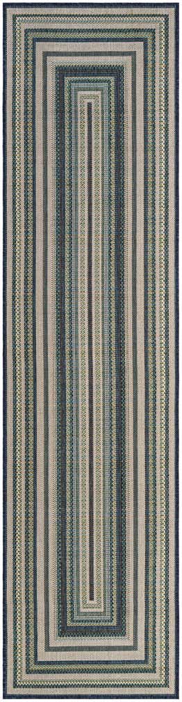 2' 7 x 10' Easy-Clean Baja Indoor / Outdoor Runner Rug