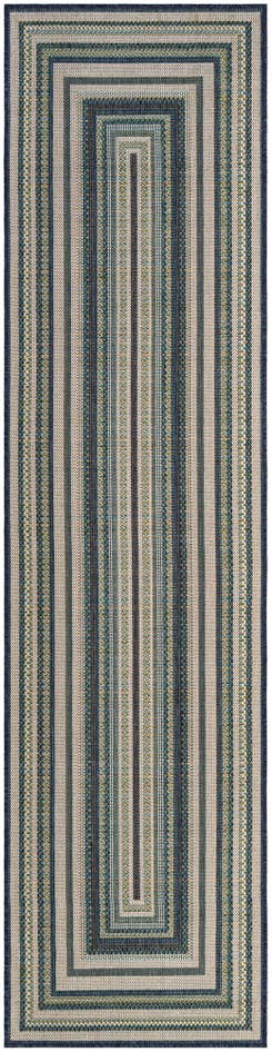 Detail image of 2' 7 x 10' Easy-Clean Baja Indoor / Outdoor Runner Rug
