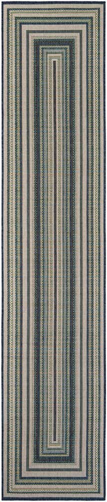 2' 7 x 12' Easy-Clean Baja Indoor / Outdoor Runner Rug