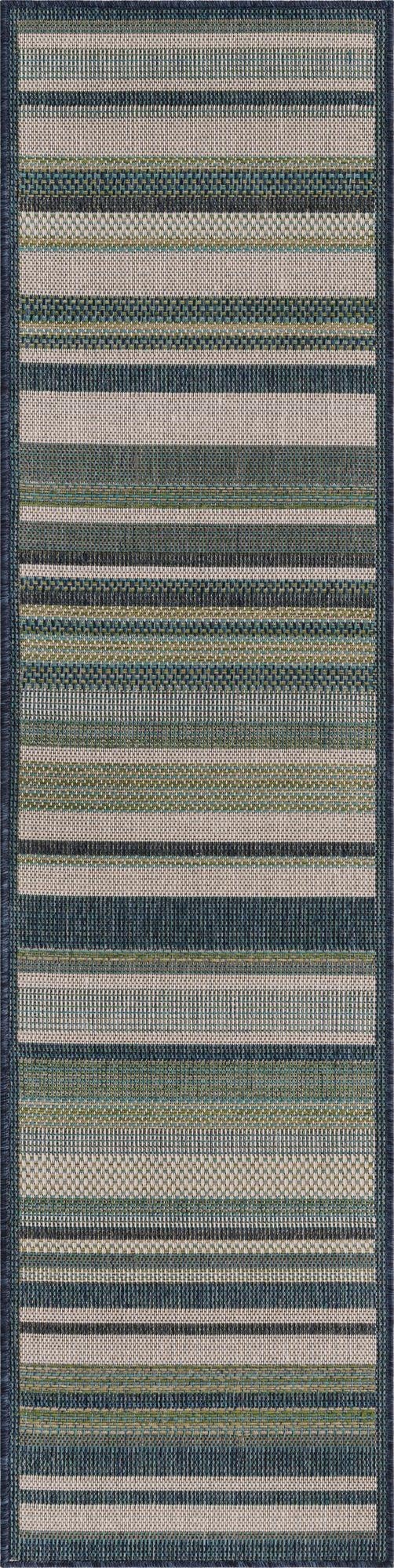 2' x 7' 10  Washable Baja Indoor / Outdoor Runner Rug