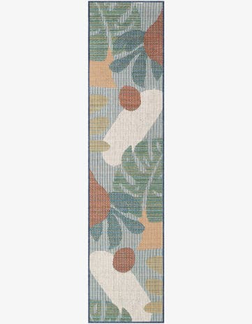 2' x 8' Easy-Clean Baja Indoor / Outdoor Runner Rug