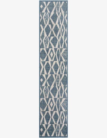 2' 7 x 12' Easy-Clean Baja Indoor / Outdoor Runner Rug