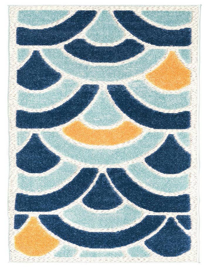 Detail image of 2' x 6' Easy-Clean Belize Indoor / Outdoor Runner Rug