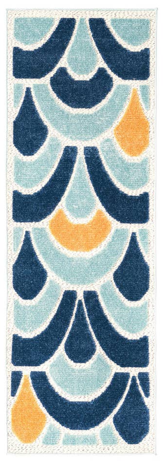 Detail image of 2' x 6' Easy-Clean Belize Indoor / Outdoor Runner Rug