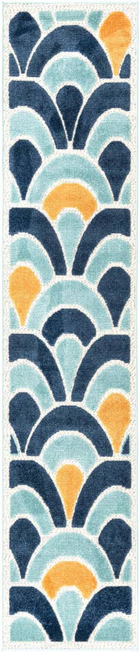 Detail image of 2' x 10' Easy-Clean Belize Indoor / Outdoor Runner Rug