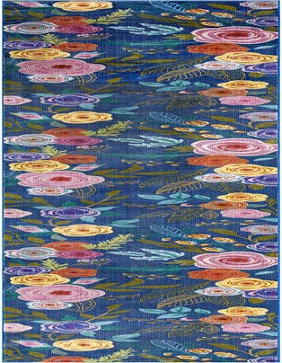 Detail image of 2' 7 x 16' 5 Blossom Runner Rug