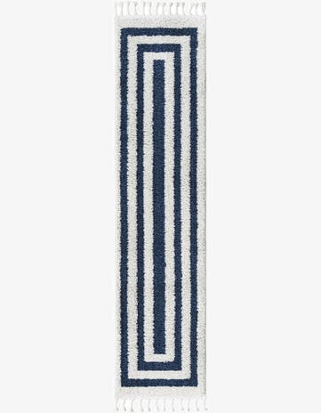 Blue Boho Runner Rug