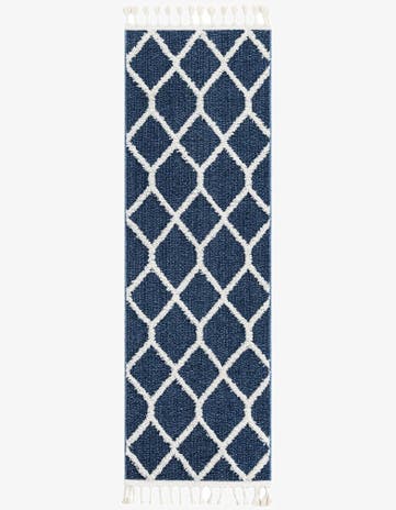 Blue Boho Runner Rug