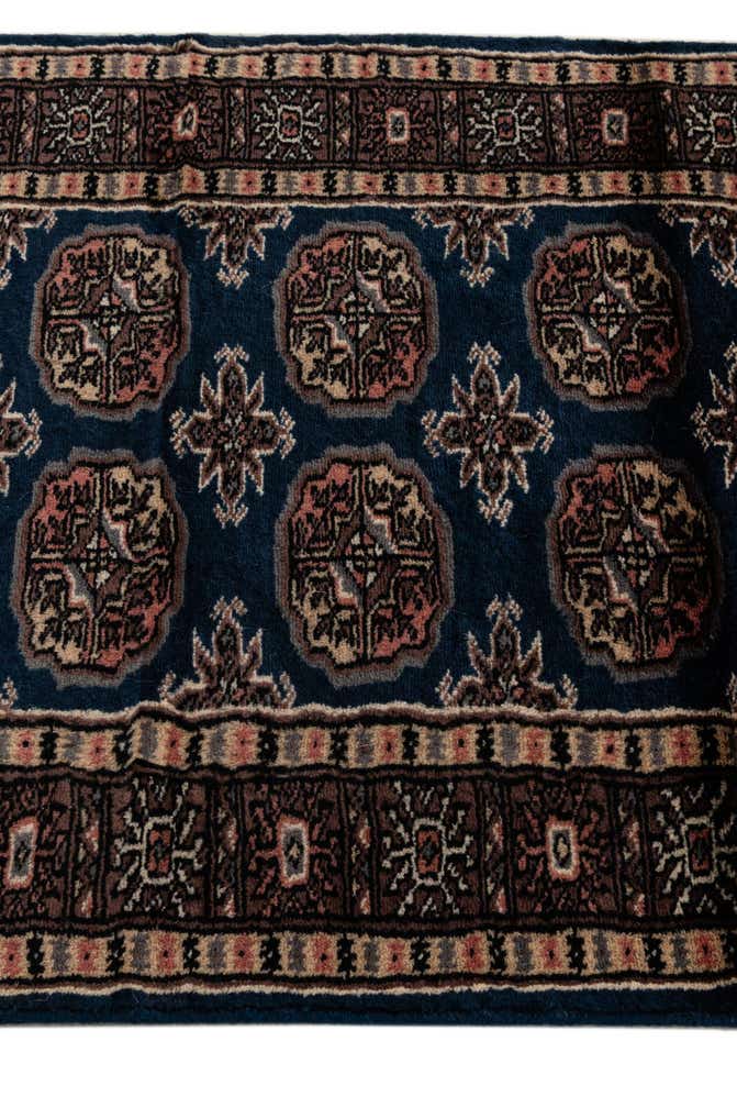 2' 2 x 6' 2 Hand Knotted Bokhara Oriental Wool Runner Rug