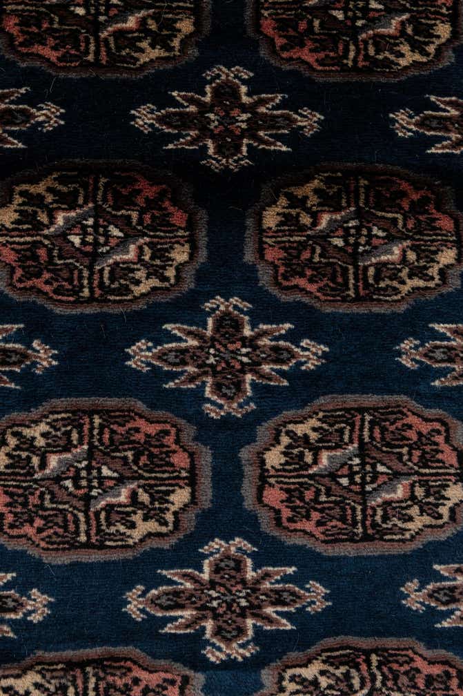 2' 2 x 6' 2 Hand Knotted Bokhara Oriental Wool Runner Rug