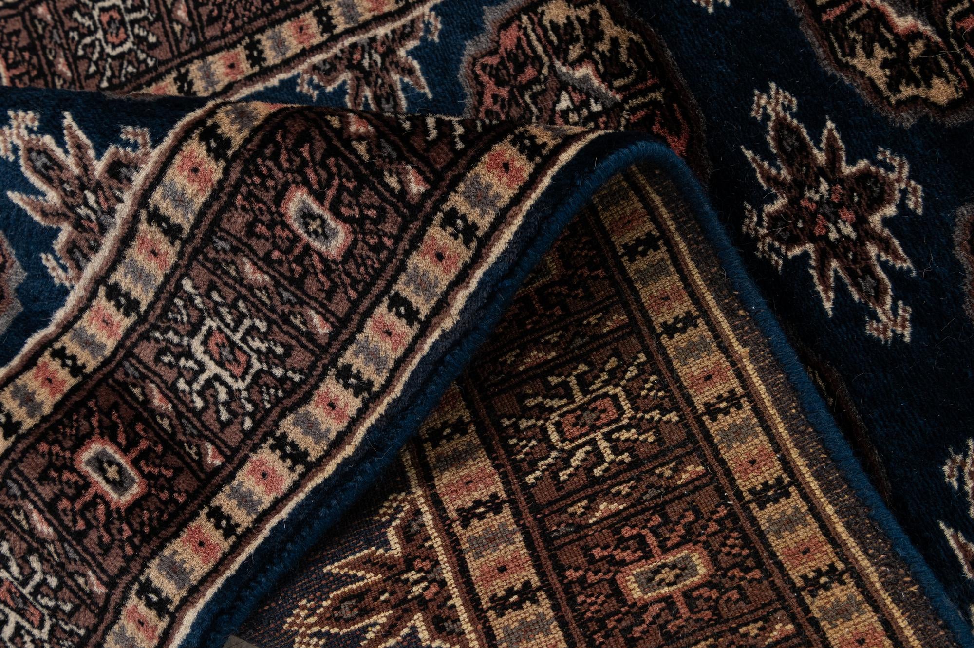 2' 2 x 6' 2 Hand Knotted Bokhara Oriental Wool Runner Rug