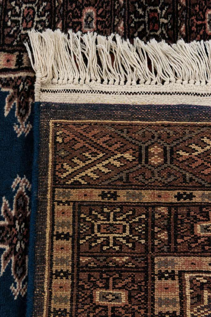 2' 2 x 6' 2 Hand Knotted Bokhara Oriental Wool Runner Rug